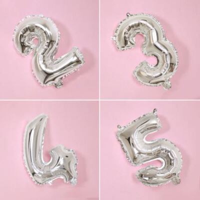 Birthday number balloon party decoration room letter set
