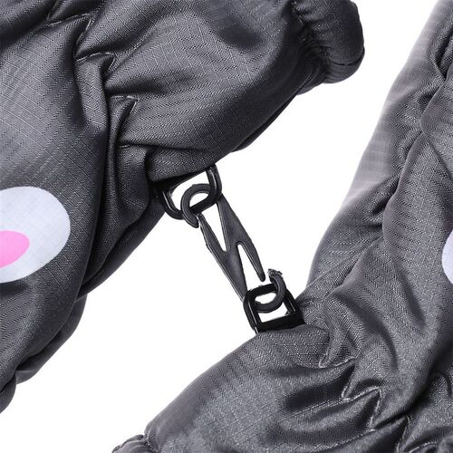 Kids Winter Ski Gloves Children Boys Girls Cute Cartoon Rabb