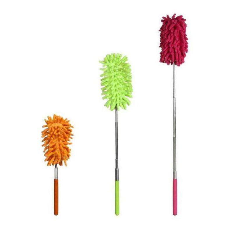 Chenille Dust Duster Dust duster Table sweep telescopic dust - 实物图