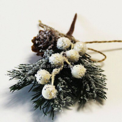 Christmas Accessories Pine Needles Pine nes Simulated Berrie