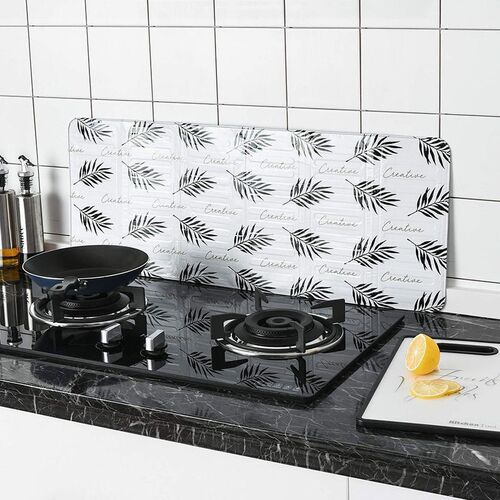 Kitchen Oil Baffle Plate, Stove Aluminum Foil Heat Insulatio