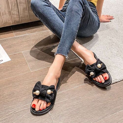4 small size slippers womens summer wear new fashion thick-