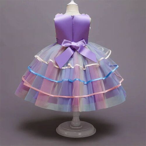 Unicorn Girls Halloween Costume Wedding Party Princess Dress