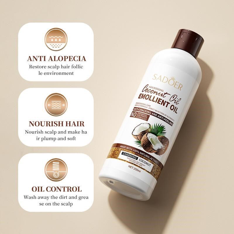 Coconut Oil Shampoo Nourish root Hair Loss Dandruff洗发水皂图片