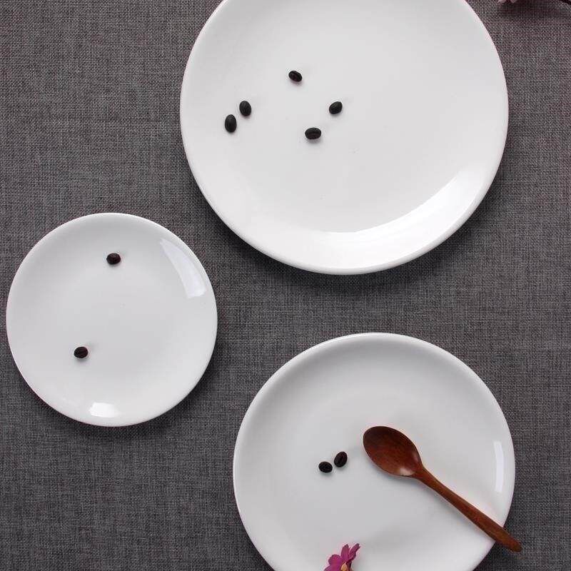 household small plates, microwave oven, flat plate, tablewar