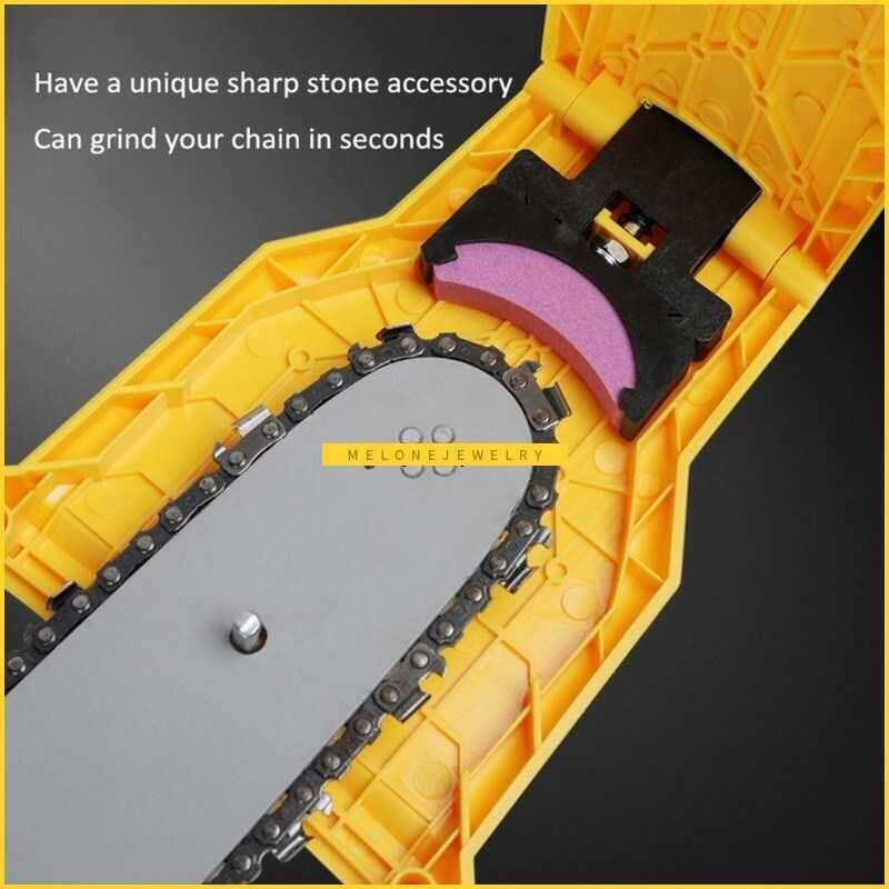 Chainsaw eeth Sharpener Portable Sharpen Chain Saw Bar-Mount