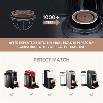 Reusable Silicone Lid/Cover for Nespresso Vertuo Disposible