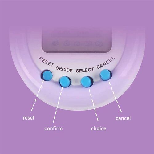 Macaron Mini Electronic Pet Machine Virtual Pet Robot Funny