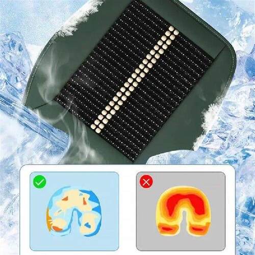 Cooling Car Chair Beaded Seat Covers Breathable Seat