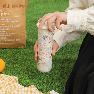 彩衣堂x夕米木子 国风可爱敦煌保温咖啡杯水杯子便携不锈钢学生女