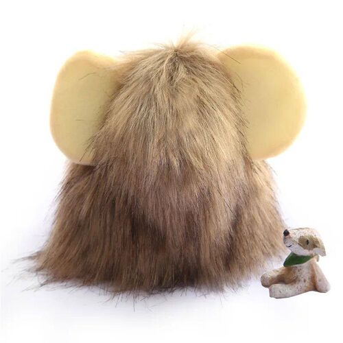 Cat Lion Wig Funny Costume Puppy Halloween Cosplay Dress Up