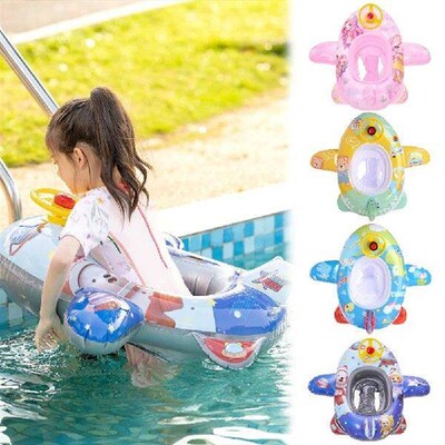 Baby Inflatable Swim Ring Pool Floating Rings with Steering