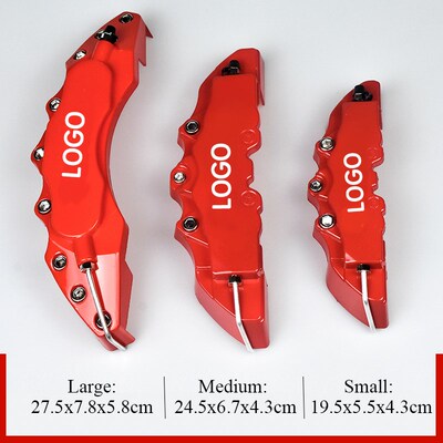 2Pcs S/M/L Size 3D ABS Car Brake Caliper cover Brake disc sh