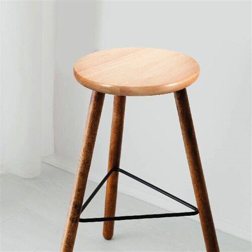 Solid Wood Round Stool Bar Replacement Seat Chair Seating