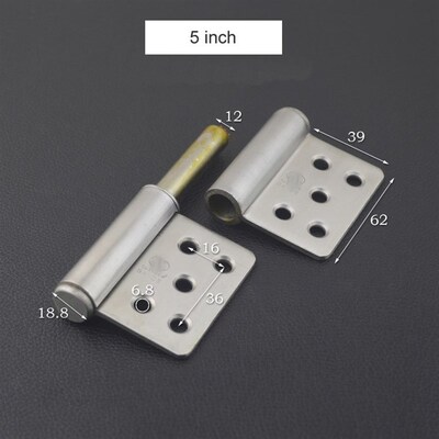 Stainless steel 304  Flag shape ,Detachable hinge , 3/4/5 in