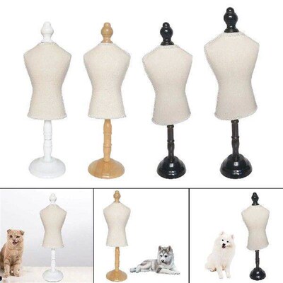 Dog Dress Form Mannequin Wooden Pet Dress Display for