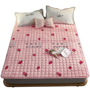 床垫软垫防滑珊瑚绒冬季加绒床褥垫褥子学生厚毯子铺床毛毯家用加