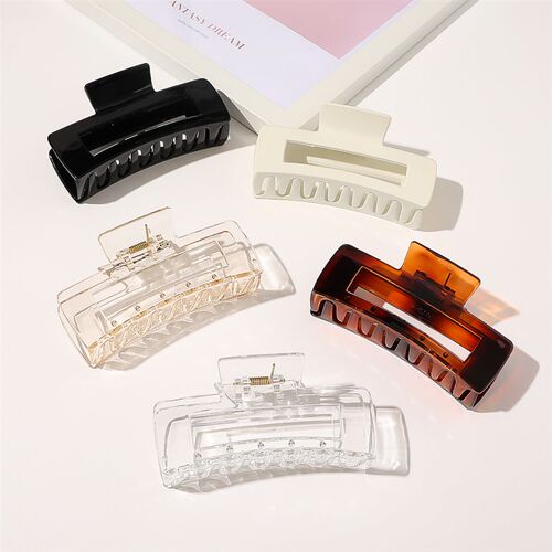 2021 New Claw Clip for Women Tough Colorful Plastic Hair Cla