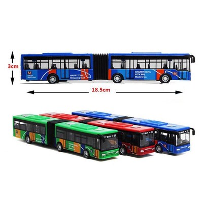 1:64 Alloy Bus Model Vehicles City Express Bus Double Buses