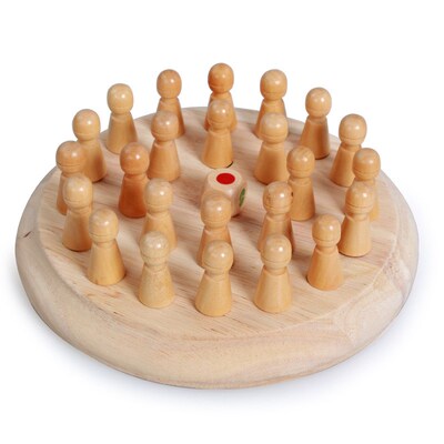 Kids party game Wooden Memory Match Stick Chess Game Fun Blo