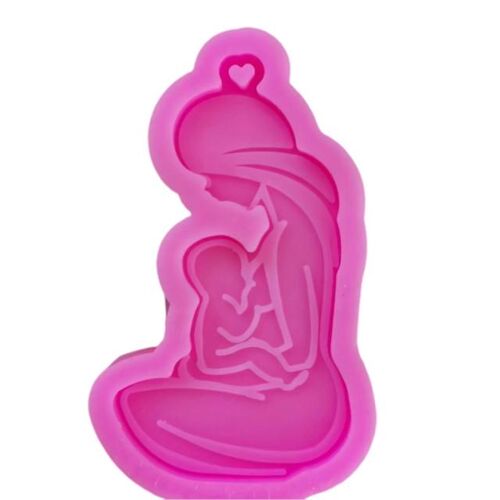 DIY Crafts Epoxy Resin Mold Glossy Breastfeeding Mother Keyc