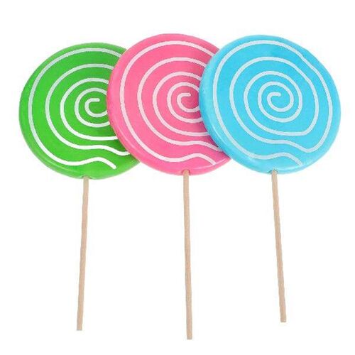 3 Pcs Candy Photo Studio Props Child Lollipop Chocolate