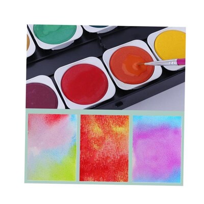 Solid watercolor paint Watercolour paint  finger painting