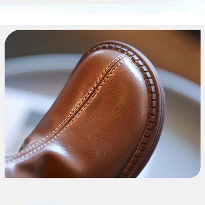 Bota Infantil Childrens Leather Boots Spring 2023 New Casua