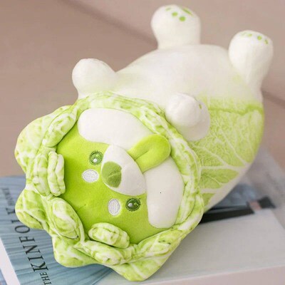 Cute Creative Buttocks Cabbage Shiba Inu Dog Japan Vegetable
