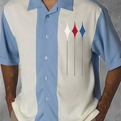 New Fashion Summer Casual Hawaiian Shirts Mens Vacation Sea