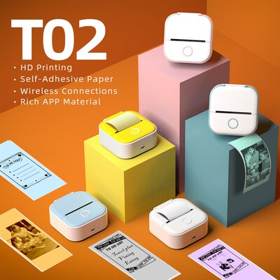 Phomemo T02  Printer Portable Printer Thermal Printing Stick