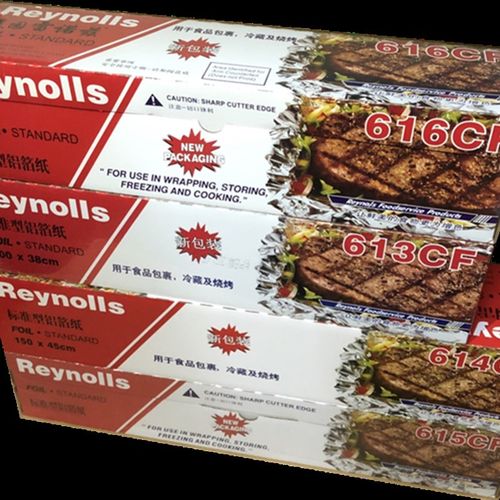 /15雷诺兹锡纸铝箔纸窑鸡烧烤纸烤箱点心锡纸300x38~5cm
