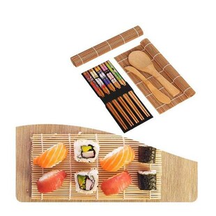 9Pcs/Set Bamboo Sushi Making Kit Sushi Mat Including 2 Sushi