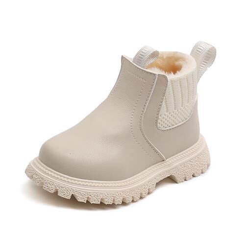 Fleece-lined Childrens Fashion British Ankle Boots Boys Sid