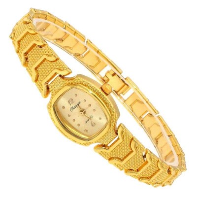 Hot Women Bracelet Watch Mujer Golden Relojes Small Dial Qua