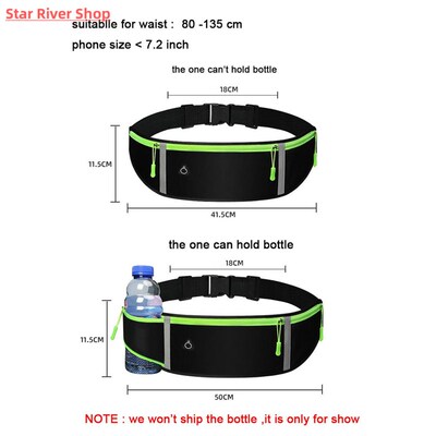 Running waist bag Belt Bag Men Gym Women Sports Fanny Pack C