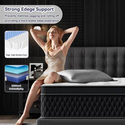 Queen Mattress 10 Inch Hybrid Memory Foam Mattress in a Box