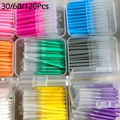 30/60/120Pcs Interdental Brushes Health Care Tooth Escova In