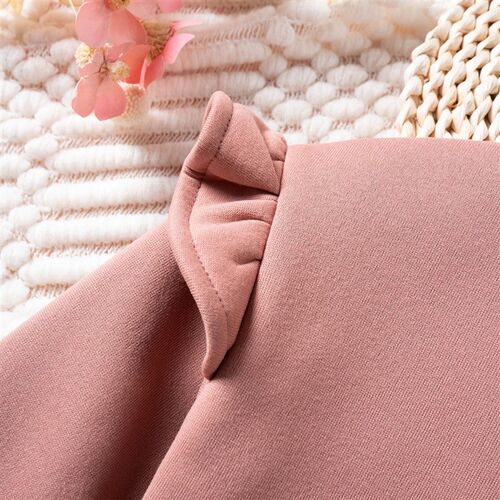 2pcs New Autumn Toddler Girls Suits Fleece Print Little Flyi