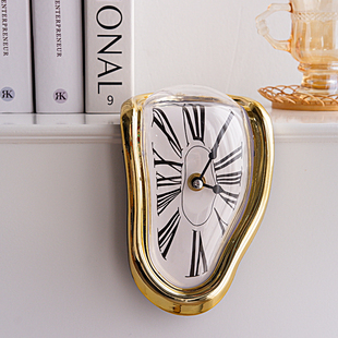 Surreal Twisted Roman Numeral Wall Clocks Surrealism Salvado