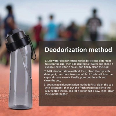 650ML Flavored Water Bottle with 5/7 Flavour Pods Scent Up W