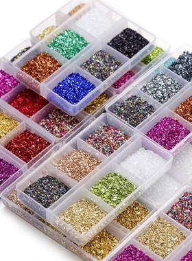 30g/Box Crushed Glass Stones Resin Filling Irregular Broken