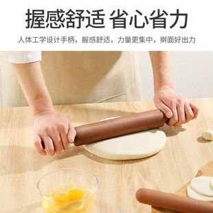 Rolling Pin Wooden Handle Pastry Dough Roller Baking Tool