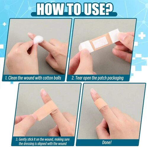 100pcs/lot Breathable Band Aid Waterproof Bandage First Aid