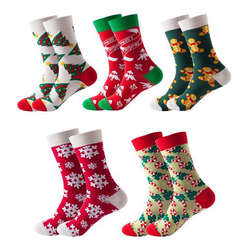 2024 New Christmas Socks Autumn And Winter Fashionable Socks