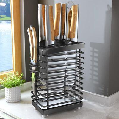 knife holder 304 stainless steel household kitchen multifunc