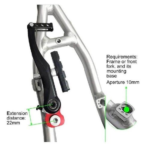 Universal V Brake Extension b Pad ition Adjust Bike