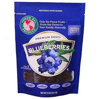 North Bay Produce - Dried Blueberries - Gluten Free, Vega