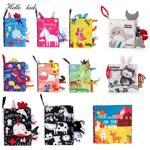 Kidsbooks Baby Early Learning Tearing Tail Cloth Book Parent