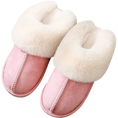 Cotton Slippers For Women, Home Couples, Warm Home Plush Con